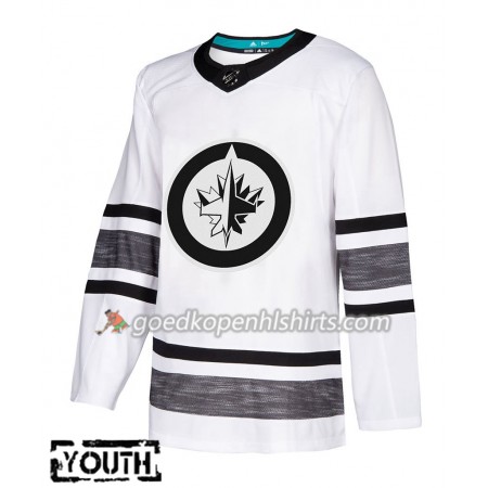 Winnipeg Jets All Star 2019 Blank 2019 All-Star Adidas Wit Authentic Shirt - Kinderen